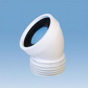 Муфта д/унитаза под 40 град. (W4220)  1/60 - Интернет-магазин бытовой техники, вентиляции, гигиенического оборудования Энерготехника, Екатеринбург