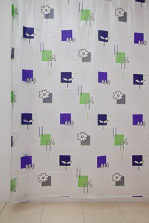 TRODOS Штора для ванной WS-800 (V-7) фиолетовая 180х180 104034 - Интернет-магазин бытовой техники, вентиляции, гигиенического оборудования Энерготехника, Екатеринбург