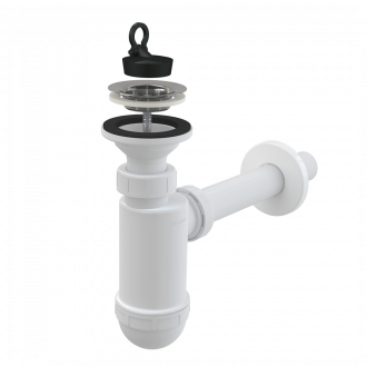 Сифон д/умывальника Ф32 с нержавющей ршеткой ф63 - Интернет-магазин бытовой техники, вентиляции, гигиенического оборудования Энерготехника, Екатеринбург