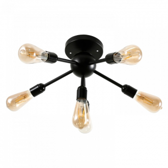 ЭкономСвет Потолочный светильник 80002/6BK - Интернет-магазин бытовой техники, вентиляции, гигиенического оборудования Энерготехника, Екатеринбург