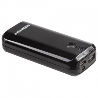 Аккумулятор внешний SONNEN POWERBANK V218, 5000mAh, литий-ионный, черный - Интернет-магазин бытовой техники, вентиляции, гигиенического оборудования Энерготехника, Екатеринбург