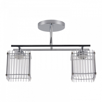 Потолочный светильник  ЭкономСвет 42050/2CR CL - Интернет-магазин бытовой техники, вентиляции, гигиенического оборудования Энерготехника, Екатеринбург