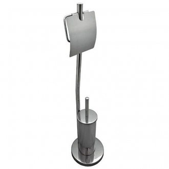 G-teg Ершик туалетный напольный на стойке, с держателем для ТБ (056) - Интернет-магазин бытовой техники, вентиляции, гигиенического оборудования Энерготехника, Екатеринбург