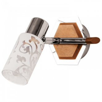 Спотовый светильник  ЭкономСвет 53801/1B CR CF - Интернет-магазин бытовой техники, вентиляции, гигиенического оборудования Энерготехника, Екатеринбург