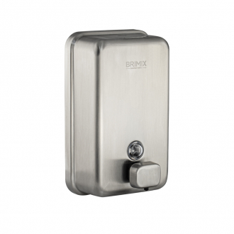 BRIMIX Дозатор для жидкого мыла 1000 мл, прямоугольный корпус с глазком, из нерж. 616K - Интернет-магазин бытовой техники, вентиляции, гигиенического оборудования Энерготехника, Екатеринбург