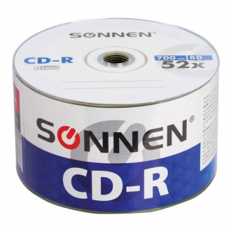 Диски CD-R SONNEN, 700 Mb, 52x, Bulk, 50 шт - Интернет-магазин бытовой техники, вентиляции, гигиенического оборудования Энерготехника, Екатеринбург
