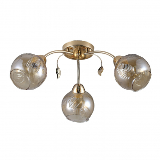 ЭкономСвет Люстра классическая 12156/3FG AMB - Интернет-магазин бытовой техники, вентиляции, гигиенического оборудования Энерготехника, Екатеринбург