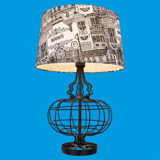 Gerhort.Настольная лампа G32042/1T BK BK+WT - Интернет-магазин бытовой техники, вентиляции, гигиенического оборудования Энерготехника, Екатеринбург