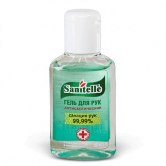 Гель для рук антисептический, 50 мл, SANITELLE (Санитель), "Алоэ", с витамином Е - Интернет-магазин бытовой техники, вентиляции, гигиенического оборудования Энерготехника, Екатеринбург