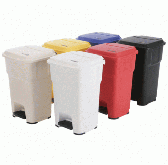 Vileda Гера контейнер пластиковый с педалью и крышкой 85 л синий 49х39х79 - Интернет-магазин бытовой техники, вентиляции, гигиенического оборудования Энерготехника, Екатеринбург