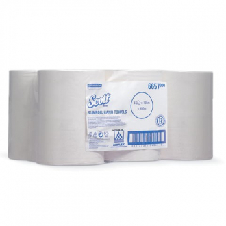 Полотенца бумажные рулонные KIMBERLY-CLARK Scott, КОМПЛЕКТ 6 шт., Slimroll, 165 м, белые - Интернет-магазин бытовой техники, вентиляции, гигиенического оборудования Энерготехника, Екатеринбург