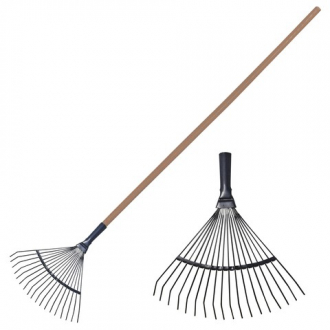 Грабли веерные проволочные, 18 зубьев, ширина 39 см, деревянный черенок 120 см, КМ000881 - Интернет-магазин бытовой техники, вентиляции, гигиенического оборудования Энерготехника, Екатеринбург