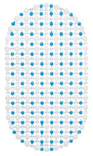 TRODOS Ковер резиновый "J-В6939-точки" (голубой) 103041 - Интернет-магазин бытовой техники, вентиляции, гигиенического оборудования Энерготехника, Екатеринбург