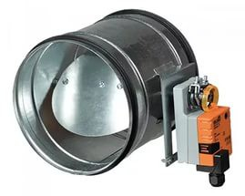 VENTS Заслонка d=150мм КРА 150 с приводом Belimo LM230A - Интернет-магазин бытовой техники, вентиляции, гигиенического оборудования Энерготехника, Екатеринбург
