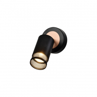 Gerhort.Спот настенный G81055/1wBK+BR BK - Интернет-магазин бытовой техники, вентиляции, гигиенического оборудования Энерготехника, Екатеринбург