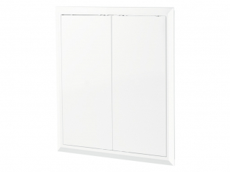 ПОЛИПЛАСТ.Люк для доступа пластик 400х400 (367х395, 2-х дверный) - Интернет-магазин бытовой техники, вентиляции, гигиенического оборудования Энерготехника, Екатеринбург