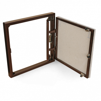 Эра Люк ревизионный под плитку 400х500 на петле окраш металл D4050 ceramo steel - Интернет-магазин бытовой техники, вентиляции, гигиенического оборудования Энерготехника, Екатеринбург