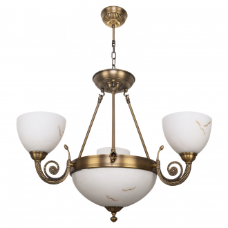 BenCrezo.Люстра потолочная классика B11148 / 3 + 3ABP WT - Интернет-магазин бытовой техники, вентиляции, гигиенического оборудования Энерготехника, Екатеринбург