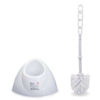 IDEA Ерш для унитаза с подставкой угловой "Блеск" белый мрамор М 5012 - Интернет-магазин бытовой техники, вентиляции, гигиенического оборудования Энерготехника, Екатеринбург