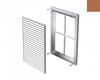 VENTS Решетка МВ 160 с коричневый - Интернет-магазин бытовой техники, вентиляции, гигиенического оборудования Энерготехника, Екатеринбург