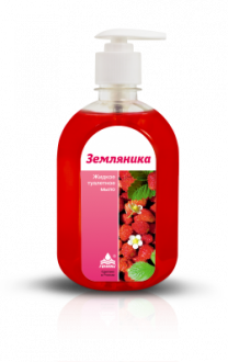 НИКА Мыло жидкое туалетное "ЗЕМЛЯНИКА" Фл. 0,5 л с дозатором - Интернет-магазин бытовой техники, вентиляции, гигиенического оборудования Энерготехника, Екатеринбург
