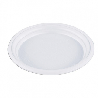 Одноразовая тарелка "Эконом" 1шт плоская d-165мм полистирол белая для холодных/горячих блюд - Интернет-магазин бытовой техники, вентиляции, гигиенического оборудования Энерготехника, Екатеринбург