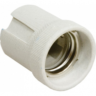 Патрон электрич. E27 керам. Китай - Интернет-магазин бытовой техники, вентиляции, гигиенического оборудования Энерготехника, Екатеринбург