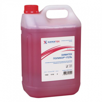 Средство для уборки сантехнических блоков 5л ХИМИТЕК ПОЛИКОР-ГЕЛЬ кислотное пенное - Интернет-магазин бытовой техники, вентиляции, гигиенического оборудования Энерготехника, Екатеринбург