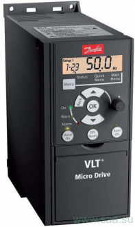 Преобразователь частоты VLT Micro Drive FC 51 3 кВт (380 - 480. 3 фазы) 132F0024 Danfoss Без панели - Интернет-магазин бытовой техники, вентиляции, гигиенического оборудования Энерготехника, Екатеринбург