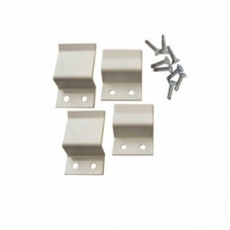 АС РемОкно. Крепление д/моск.сетки  метал бел (4 шт в уп) - Интернет-магазин бытовой техники, вентиляции, гигиенического оборудования Энерготехника, Екатеринбург