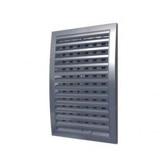 Эра Решетка вентиляционная наружная регулируемая, разъемная 200х300, ASA-пластик 2030 РРПН сер. - Интернет-магазин бытовой техники, вентиляции, гигиенического оборудования Энерготехника, Екатеринбург
