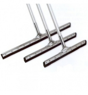 Сгон для пола стальной 75 см с двойной пористой полосой с рукояткой С-031 - Интернет-магазин бытовой техники, вентиляции, гигиенического оборудования Энерготехника, Екатеринбург