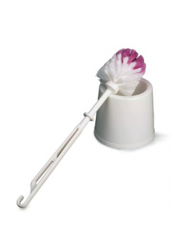 Merida  Щетка санитарная, напольная, пластмассовая, белая СЗ1Д - Интернет-магазин бытовой техники, вентиляции, гигиенического оборудования Энерготехника, Екатеринбург