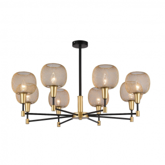 Gerhort.Люстра модерн G11061/8BK+GD GD - Интернет-магазин бытовой техники, вентиляции, гигиенического оборудования Энерготехника, Екатеринбург