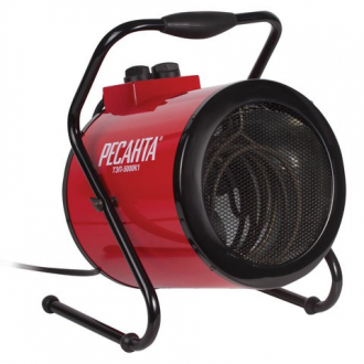РЕСАНТА Тепловая пушка электрическая ТЭП-5000К1 5000Вт 220В круглая красная - Интернет-магазин бытовой техники, вентиляции, гигиенического оборудования Энерготехника, Екатеринбург