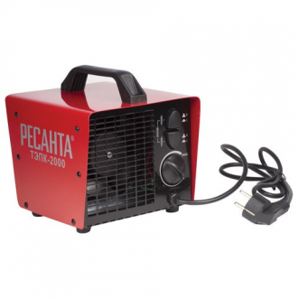 РЕСАНТА Тепловая пушка электрическая ТЭПК-2000 2000Вт 220В квадратная красная - Интернет-магазин бытовой техники, вентиляции, гигиенического оборудования Энерготехника, Екатеринбург