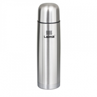 Термос ЛАЙМА классический с узким горлом, 0,5 л, нержавеющая сталь - Интернет-магазин бытовой техники, вентиляции, гигиенического оборудования Энерготехника, Екатеринбург