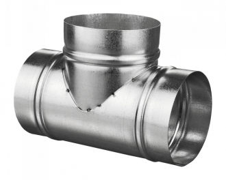 VENTS Тройник d=160мм Цинк ТМ-160ц - Интернет-магазин бытовой техники, вентиляции, гигиенического оборудования Энерготехника, Екатеринбург