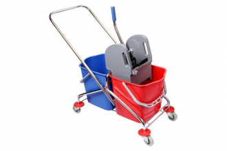 Merida Тележка уборочная с двумя съемными ведрами по 23 л (металлический каркас) УТМ102 - Интернет-магазин бытовой техники, вентиляции, гигиенического оборудования Энерготехника, Екатеринбург