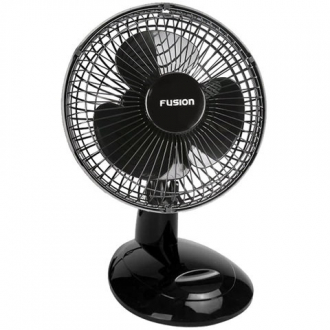 Вентилятор настольный FUSION FTF-15 black, d=15 см, 15 Вт, 2 скоростных режима, подставка, черный - Интернет-магазин бытовой техники, вентиляции, гигиенического оборудования Энерготехника, Екатеринбург