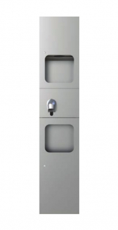 NOFER Втраиваемая установка с сушилкой для рук, диспенсером для бумажных листов, дозатором мыла - Интернет-магазин бытовой техники, вентиляции, гигиенического оборудования Энерготехника, Екатеринбург