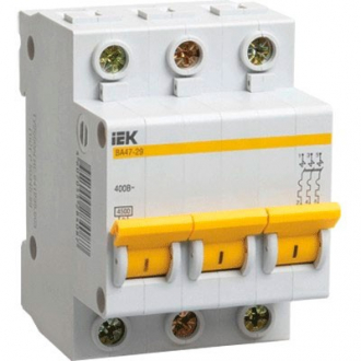 Выключатель авт. мод. 3п C 25А ВА 47-29 4.5кА ИЭК MVA20-3-025-C - Интернет-магазин бытовой техники, вентиляции, гигиенического оборудования Энерготехника, Екатеринбург