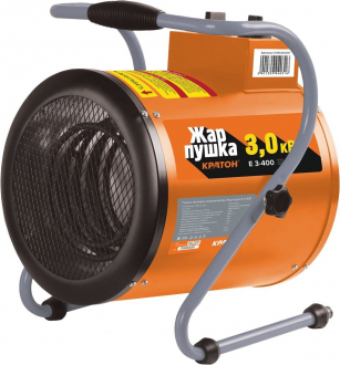 Пушка тепловая электрическая Кратон Жар-пушка Е 3-400 - Интернет-магазин бытовой техники, вентиляции, гигиенического оборудования Энерготехника, Екатеринбург